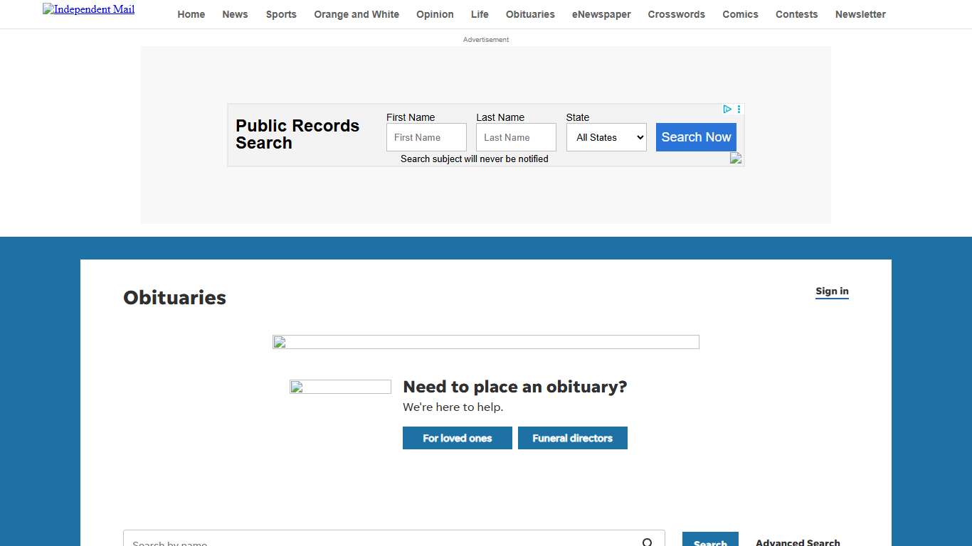 Obituaries in Anderson, SC | Anderson Independent-Mail