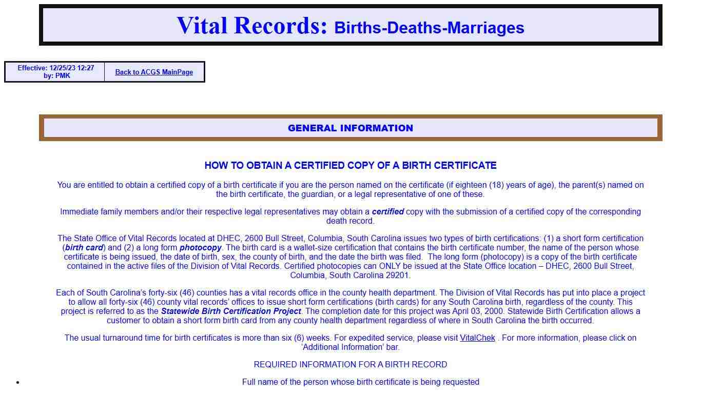 Anderson County NC Genealogical Society Library